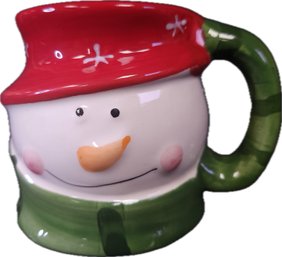Hand Painted Ceramic Frosty The Snowman Mug