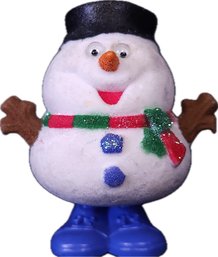 Chubby Wind Up Toy Snowman