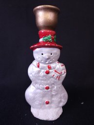 Snowman Candle Holder #2