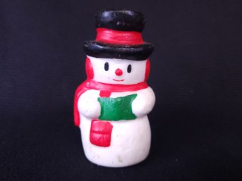 Snowman Candle