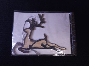 New Sealed Reindeer Jumping Ornament