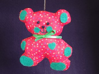 Teddy Bear Christmas Ornament
