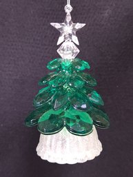 Light Up Lucite Christmas Tree Vintage