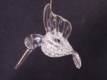 Blown Glass Hummingbird Ornament