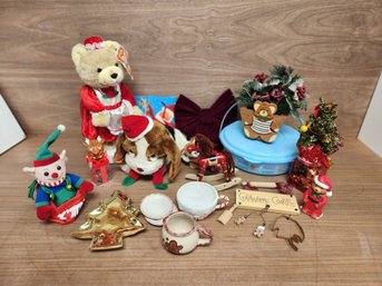 Lot Of Christmas Sweets And Treats! Toys, Candy, Cute Decorations And Decor Pieces! Fun Stocking Stuffers!