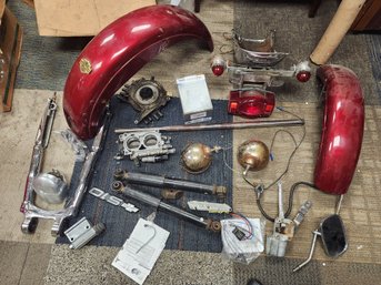Lot Of Harley Davidson Motorcycle Parts