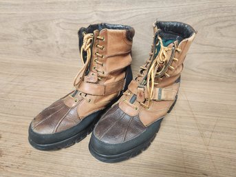 Ralph Lauren Polo Leather Designer Men's Boots Size 13