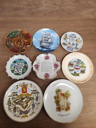 Lot Of 9 Decorative Plates