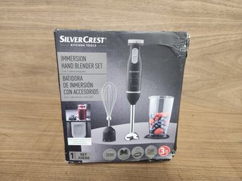 Silver Crest Kitchen Tools Immersion Hand Blender Set In Box