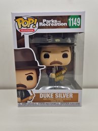 Funko Pop Television Duke Silver 1149 Parks And Recreation Nick Offerman Ron Swanson Brand New In Box Sealed