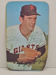 Gaylord Perry Topps Super Card #2 1971 RARE MISCUT