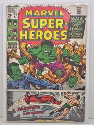 Marvel Super-Heroes #27 Hulk Fights Alone Against The Leader And His Legions Of Deatg!