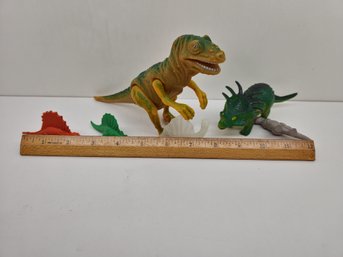 Lot Of 6 Vintage Dinosaurs