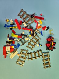 Lot Of Lego Trains Pieces And Tomy Model Train