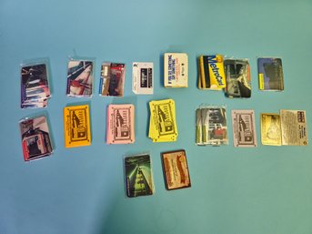 Lot Of Train Souvenir Memorabilia Metro Cards And Paper Slips LIRR Long Island Rail Road