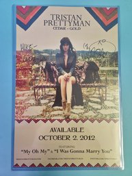 Signed Autographed Tristan Prettyman Poster