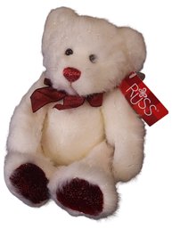 Russ Christmas Teddy Bear New With Tag