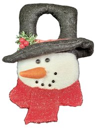 Frosty The Snowman Plush Christmas Doorknob Cover Cozy Decor