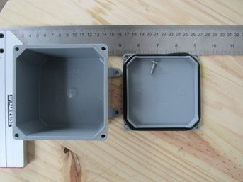 Carlon Electrical Junction Box Outdoor Sealed Plastic Gang Box