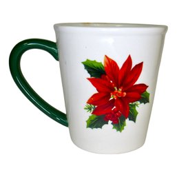 Poinsettia Christmas Coffee Mug