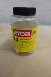 Ryobi Biscuit Dowels Wood Jar