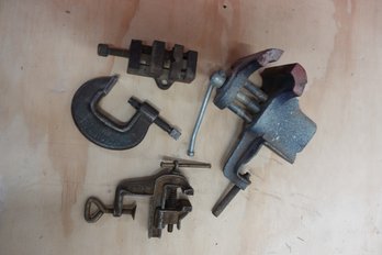 Mixed Vintage Vise / Clamp Lot