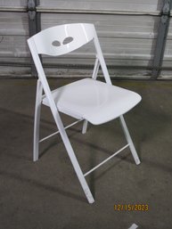 White Modern Folding Chair