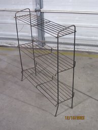 Mid Century  Modern Metal Wire Shelf