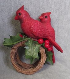 2 Cardinal Napkin Holders Christmas Decor