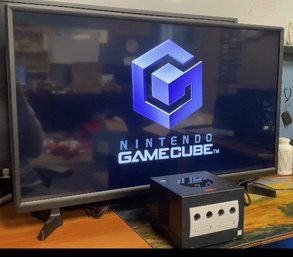 Black Nintendo Gamecube Gamestop Refurbished Comes With Power Cable