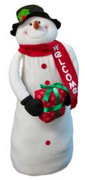 Giant Snowman Figure Folds Down Small For Storage