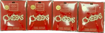 Lot Of Four Lenox Cheers Porcelain Ribbon Ornament Charms New In Box