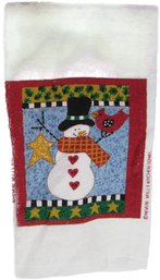 Snowman Decorative Towel