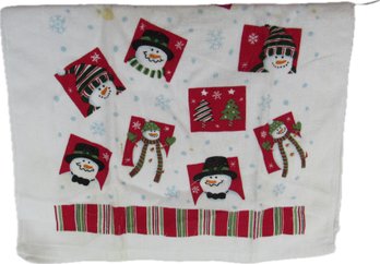 Snowman Decorative Towel