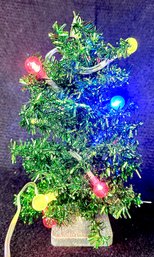 Miniature Desk Top Multicolor Light Christmas Tree Usb Powered
