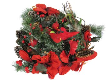 Large Decorative Centerpiece Covered In Cardinals!