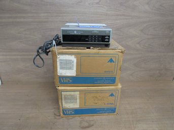 Lot Of 3 GE Portable VCR - General Electric VHS Tape Players