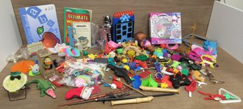 Lot Of Misc 90s-2000s Assorted Toys And Accessories- Robot, Dora, Blue, Harry Potter