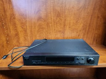 SONY FM-AM Stereo Tuner Fully Functional Vintage 90s Audio Tested Works ST-JX521