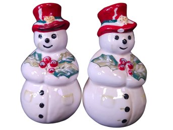 Snowman Salt And Pepper Shakers S And P S&p