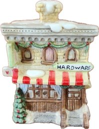 Christmas Village Hardware Store 4.5'