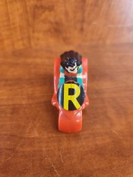 Vintage Batman Animated Series Robin Motorcycle Figure Toy McDonald's 3' 1993
