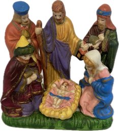 Vintage International Bazaar Ceramic Nativity Set Jesus