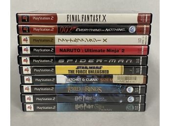 Lot Of 11 Playstation 2 Games - Classic, RPG, Fantasy, Arcade, FPS, Action
