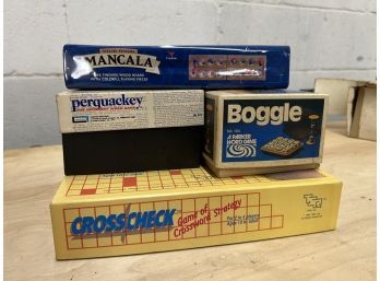Vintage Board Game Lot Of 4