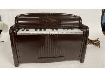 Lot Of 7 MAGNUS Air Organs DIY FIX?- 1950s Vintage Toys Musical Instrument Read Description