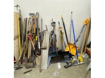 Massive Lot Of Assorted Yard Tools