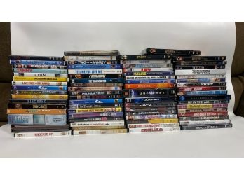 About 70 DVDs - Assorted -