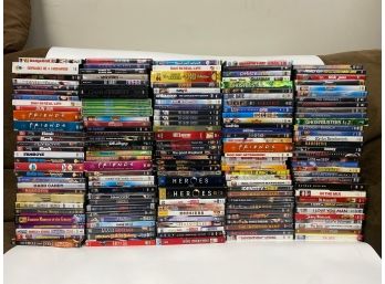 About 150 Assorted DVDs All Genres