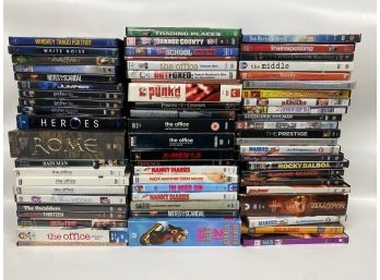 65 Assorted DVD Movies And TV Shows